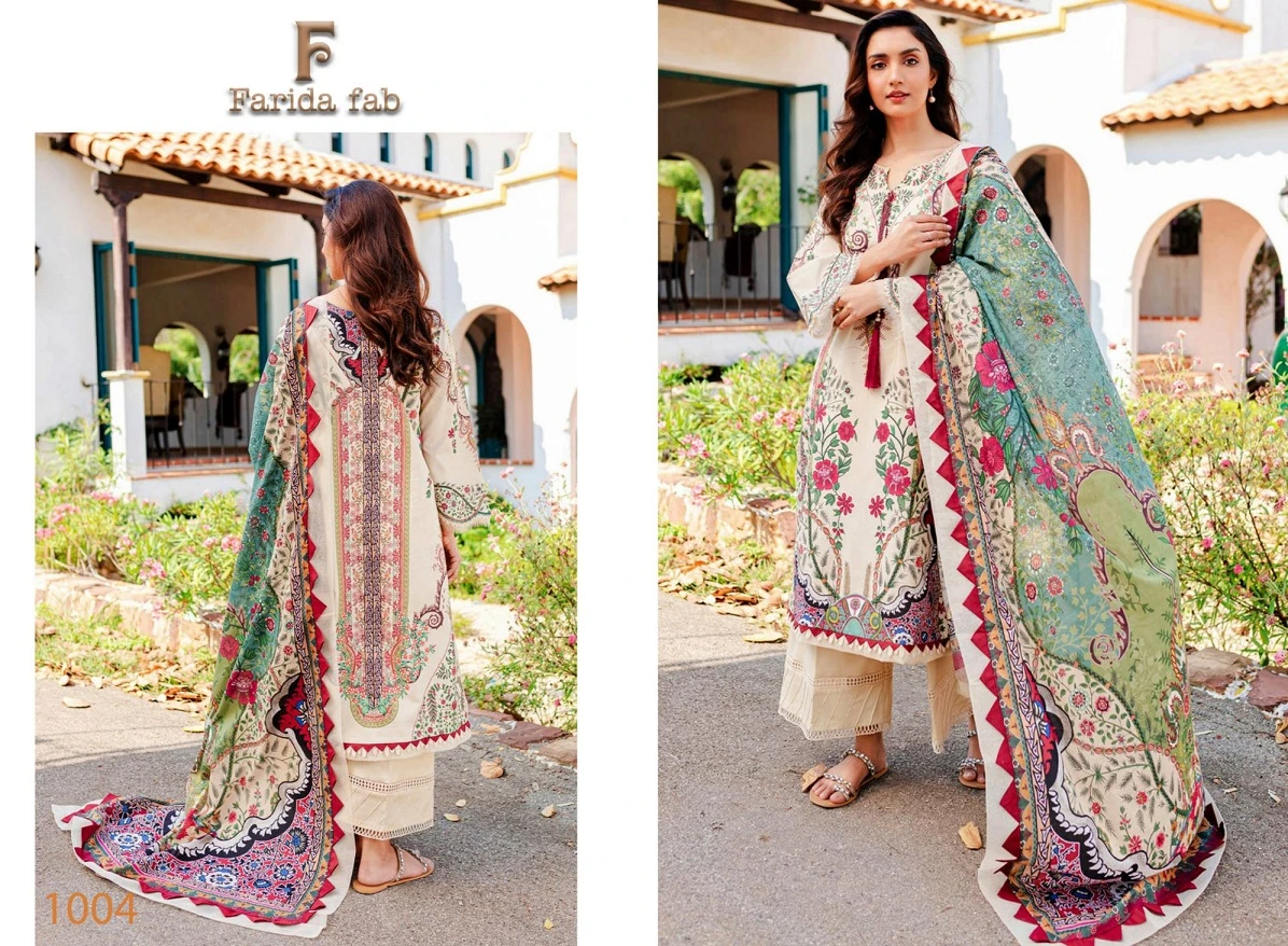 Vardan Ethnic Farida Fab Concept-B Cotton Wholesale Pakistani Salwar Suit Catalog — Wholesale Pakistani Suits, MPA wholesale from Surat - Gallery Image 3